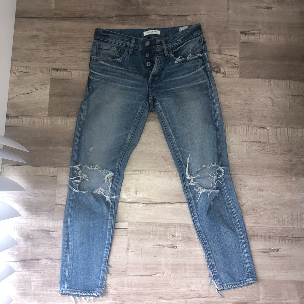 Moussy Vintage Denim Mid Rise Size 24